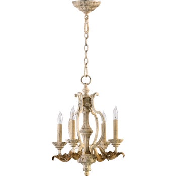 Florence 4 Light  Persian White  Traditional Chandelier