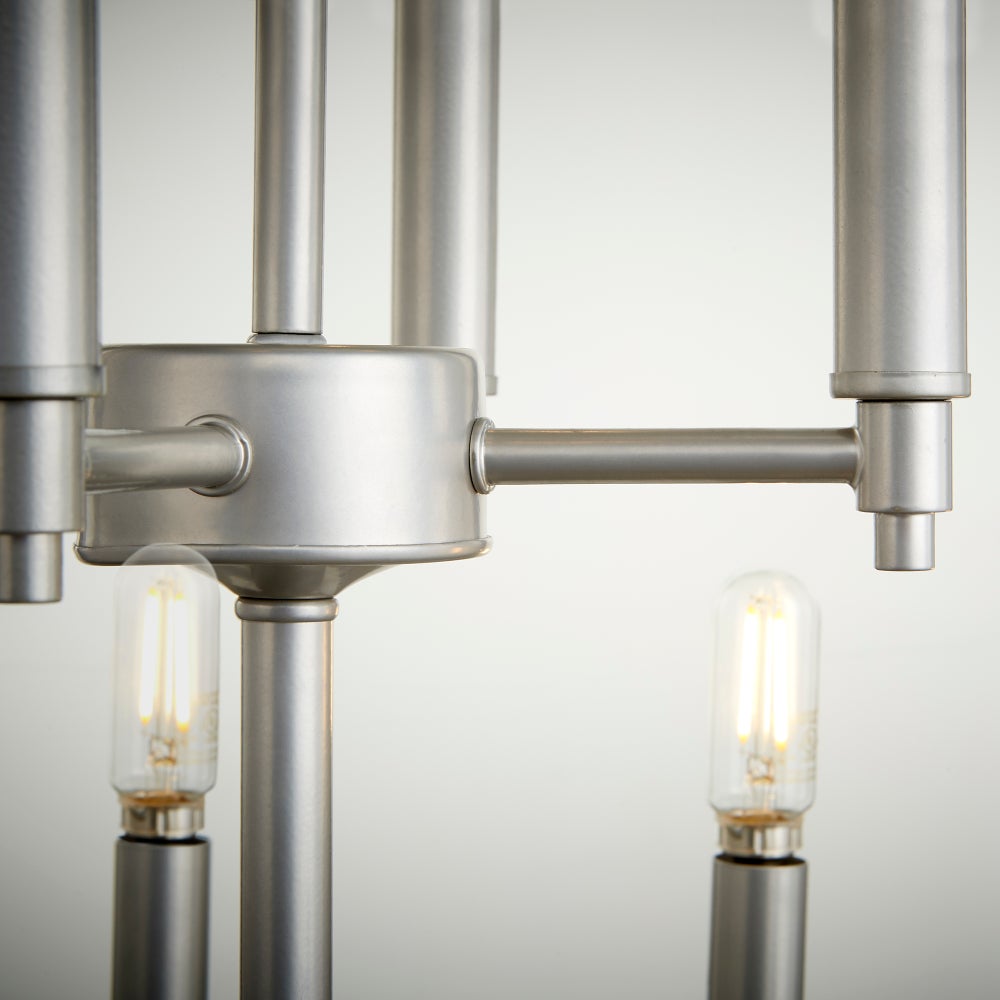 Gabriel 12 Light Classic Nickel Pendant