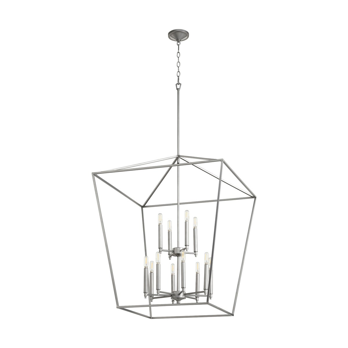 Gabriel 12 Light Classic Nickel Pendant