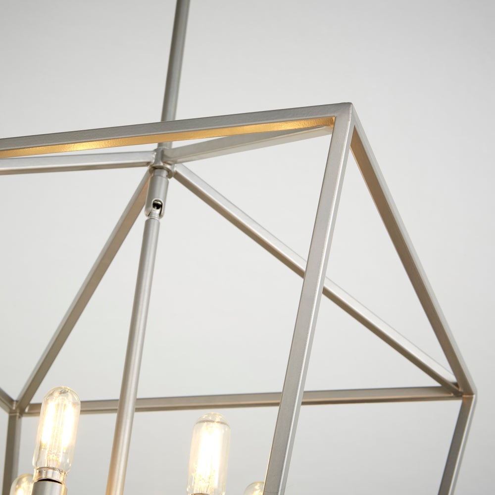 Gabriel 6 Light Classic Nickel Pendant