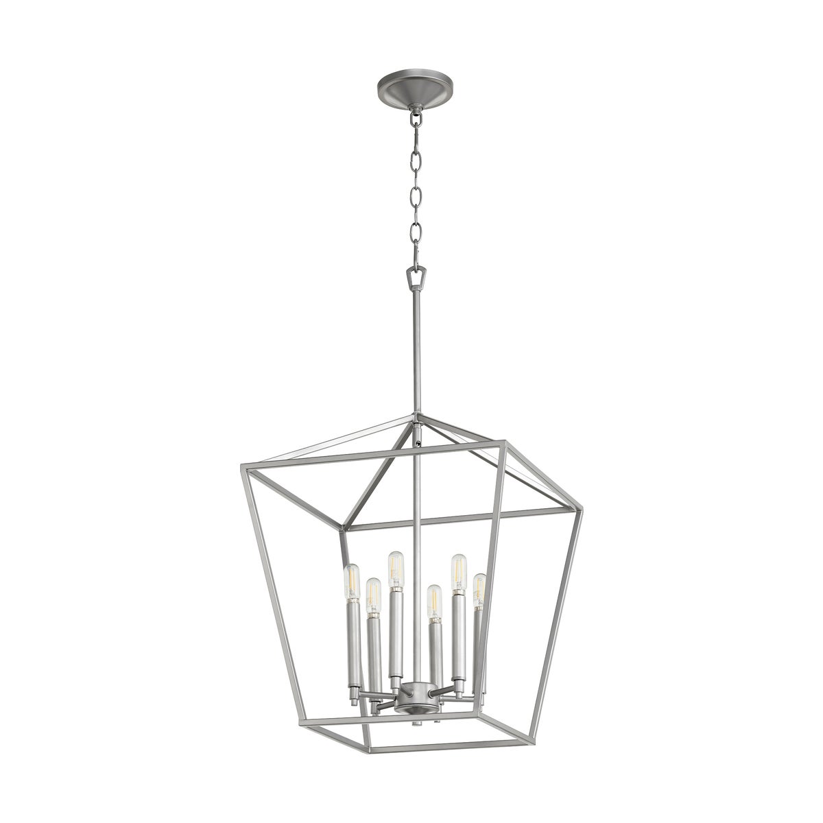 Gabriel 6 Light Classic Nickel Pendant