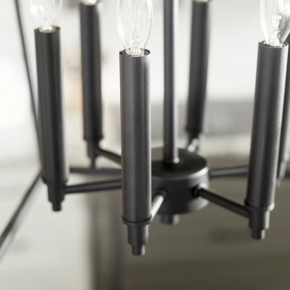 Gabriel 6 Light Black Pendant