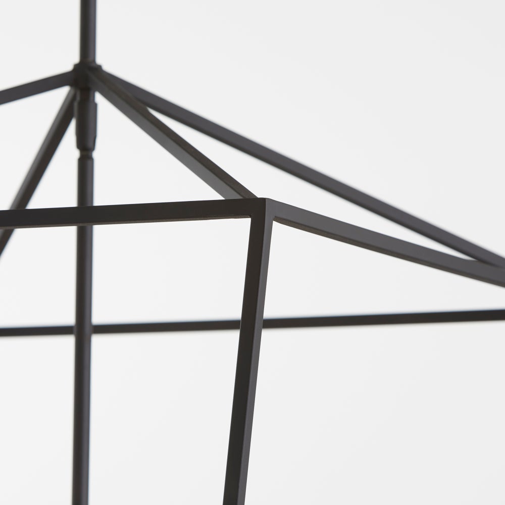 Gabriel 8 Light Black Pendant