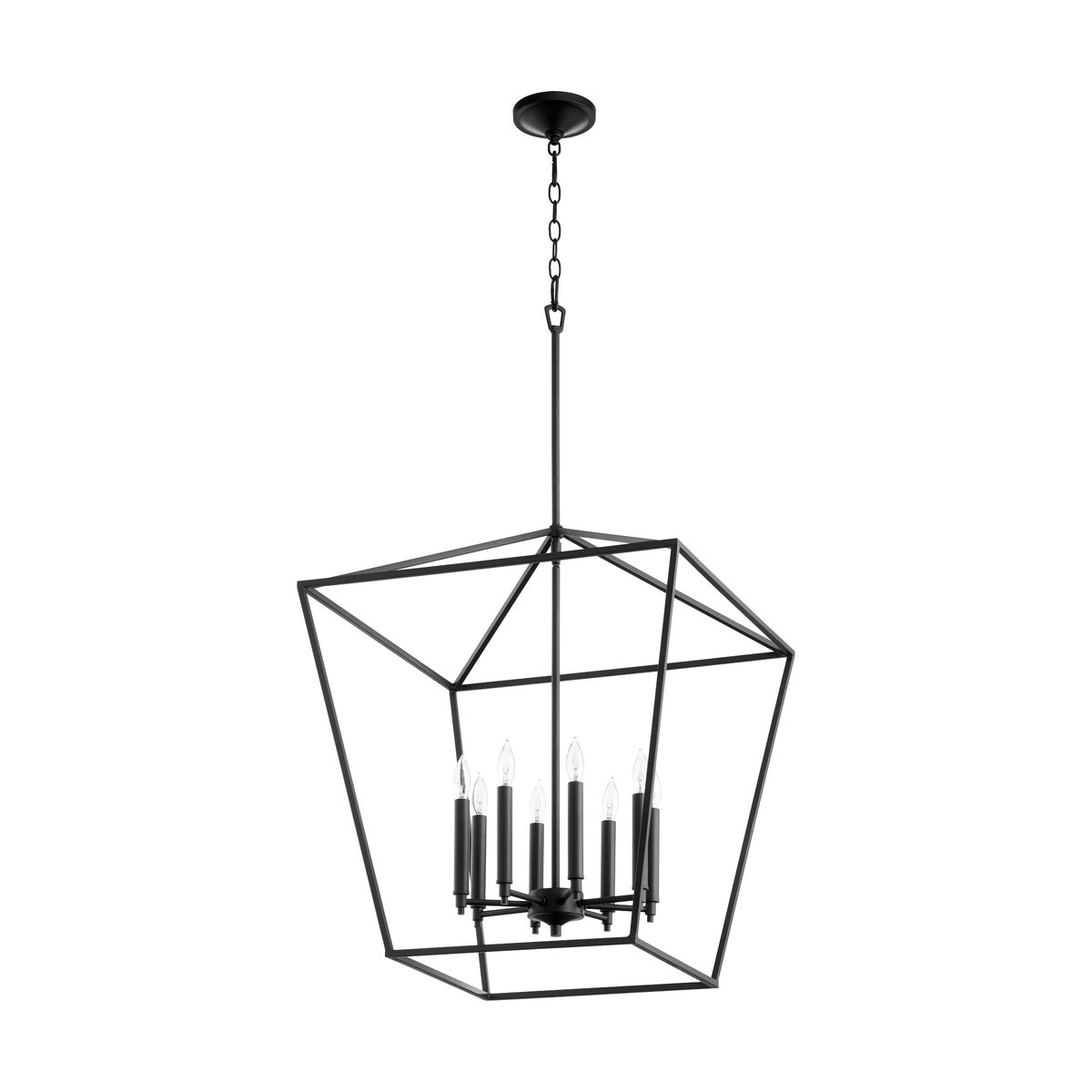 Gabriel 8 Light Black Pendant
