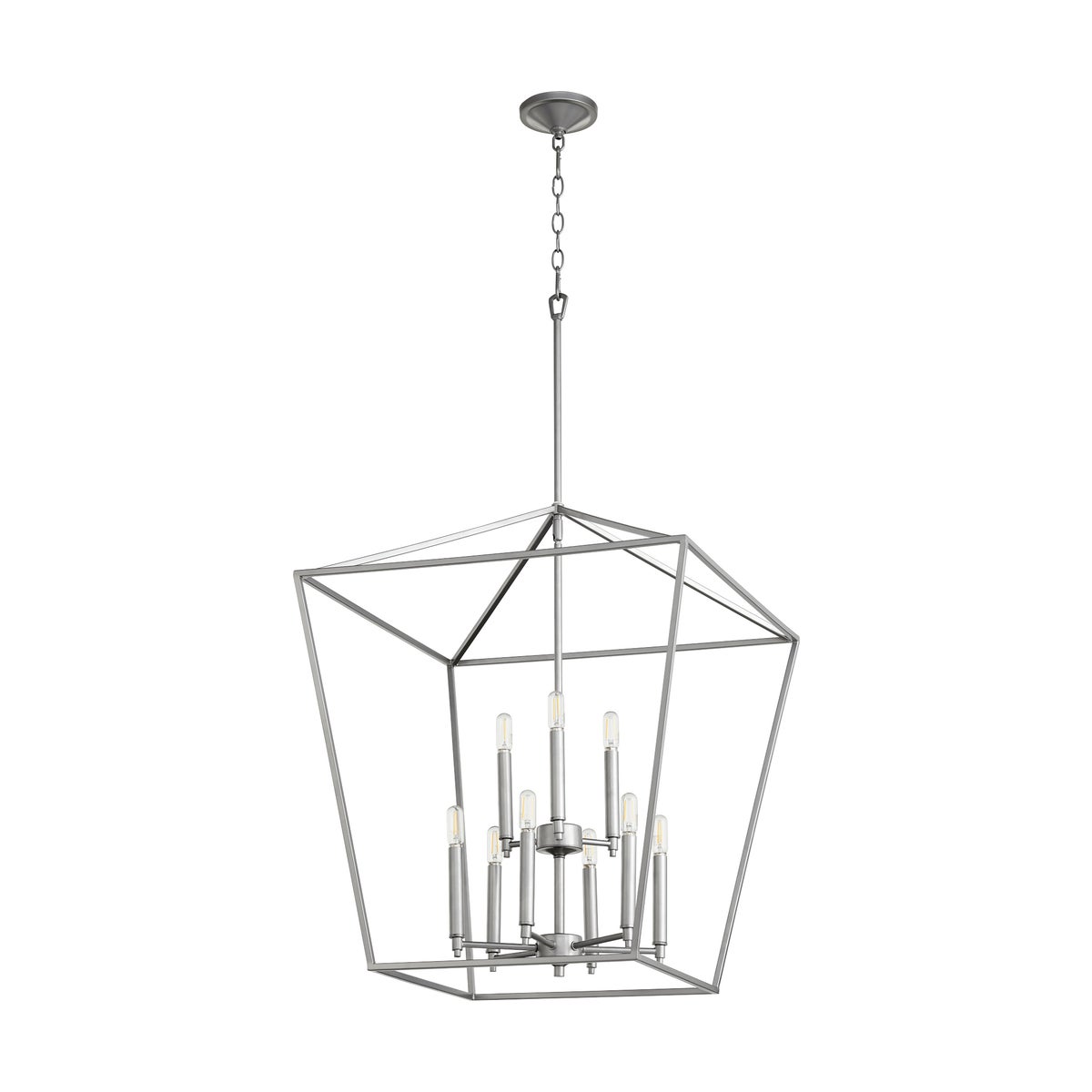 Gabriel 9 Light Classic Nickel Pendant