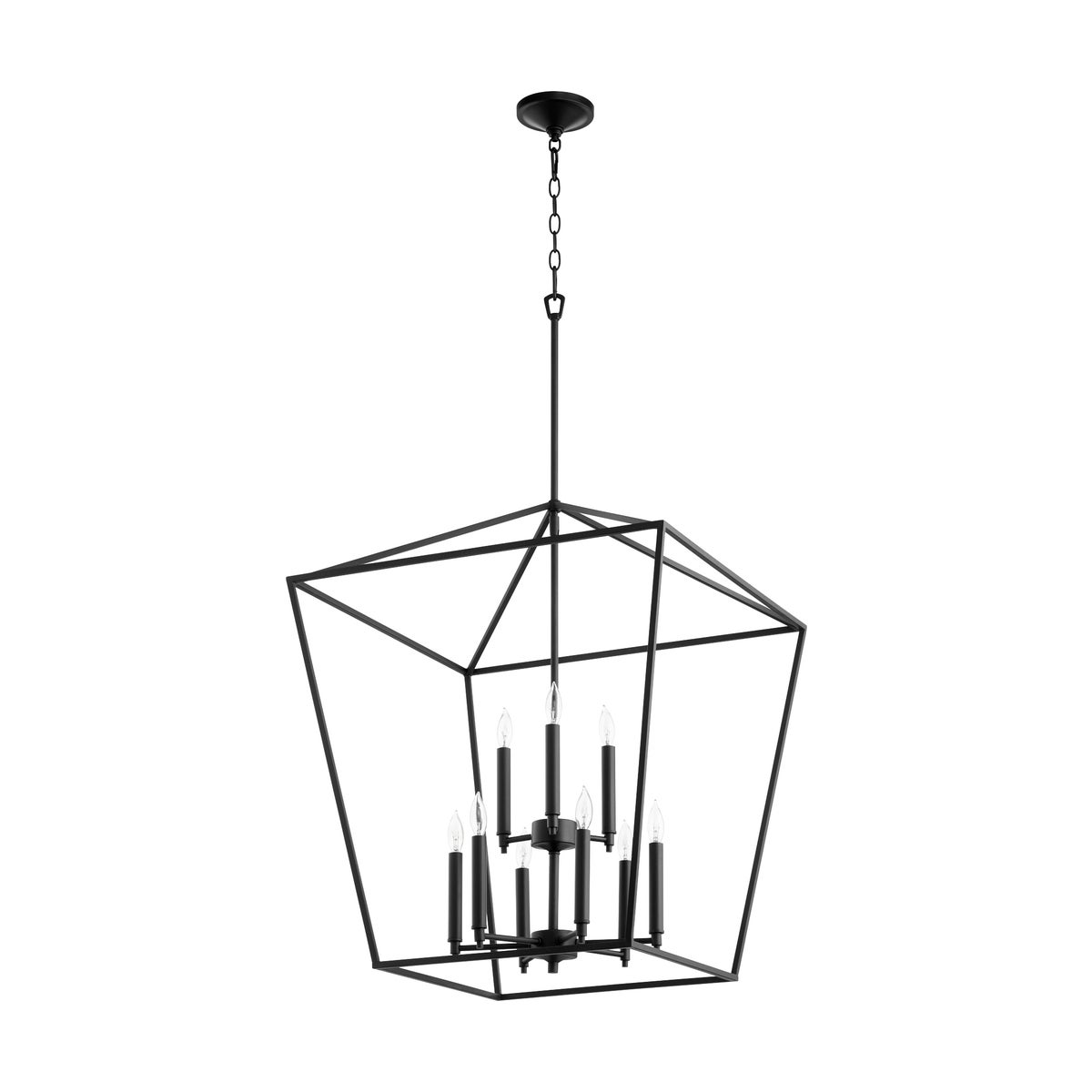 Gabriel 9 Light Black Pendant