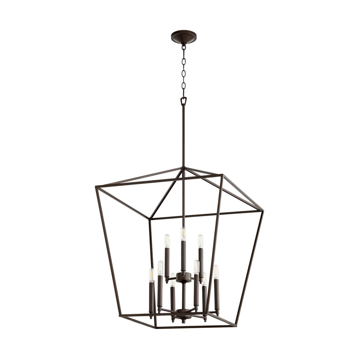 Gabriel 9 Light Oiled Bronze Pendant