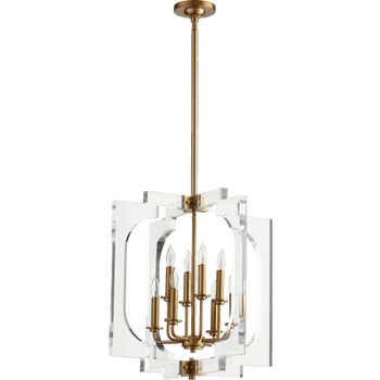 Broadway Aged Brass  Modern and Contemporary Pendant