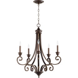 Bryant 5 Light Oiled Bronze  Traditional Chandelier