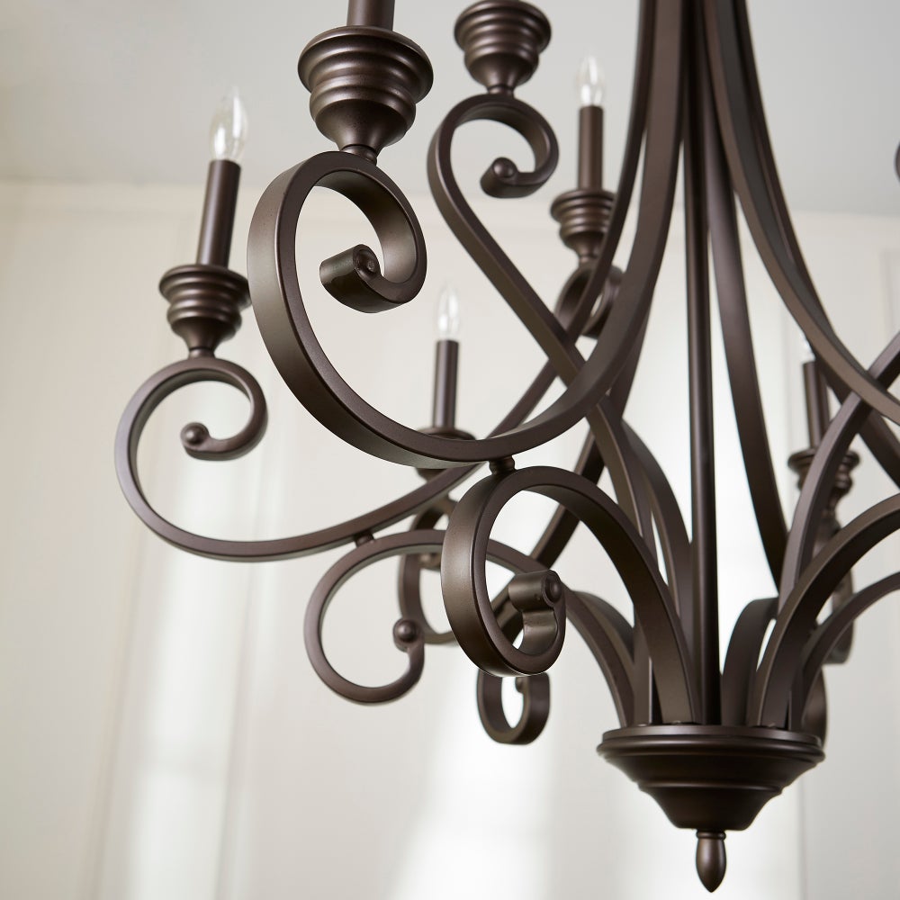 Bryant 9 Light Oiled Bronze Traditional Chandelier