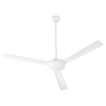 AEROVON 60" Studio White Damp Ceiling Fan
