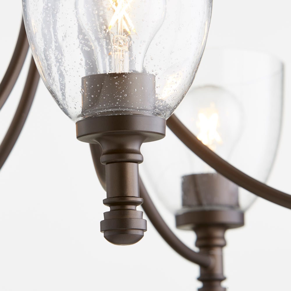 Rossington 5 Light Oiled Bronze Traditional Chandelier