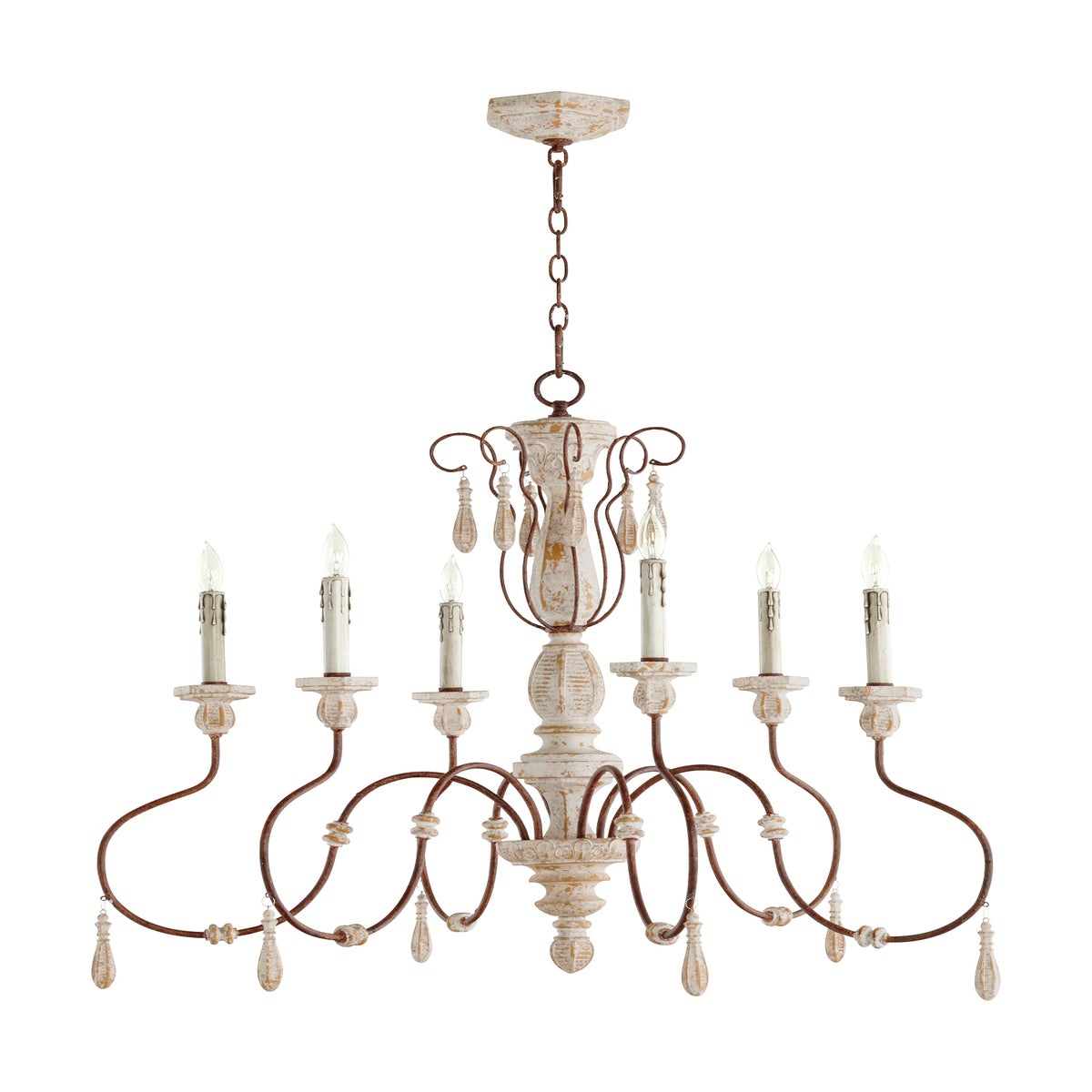 La Maison 6 Light Manchester Grey Traditional Chandelier search