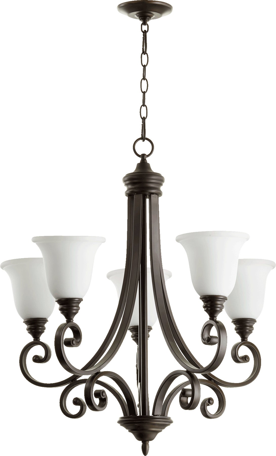 quorum bryant 5 light chandelier