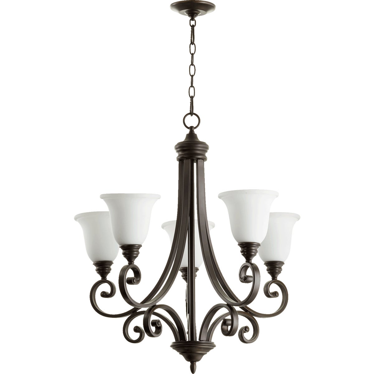 Bryant 5 Light Oiled Bronze  Traditional Chandelier