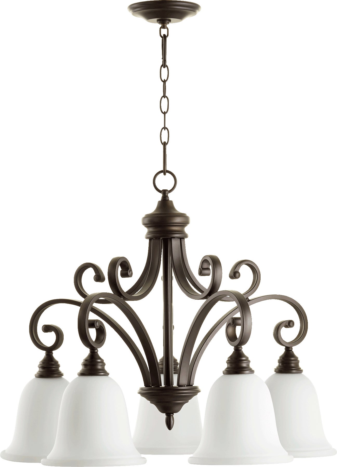 quorum bryant 5 light chandelier