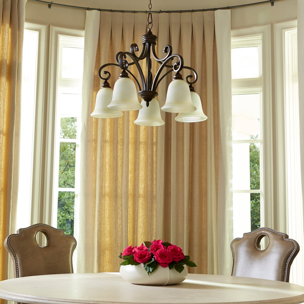 Bryant 5 Light Traditional Oiled Bronze Chandelier