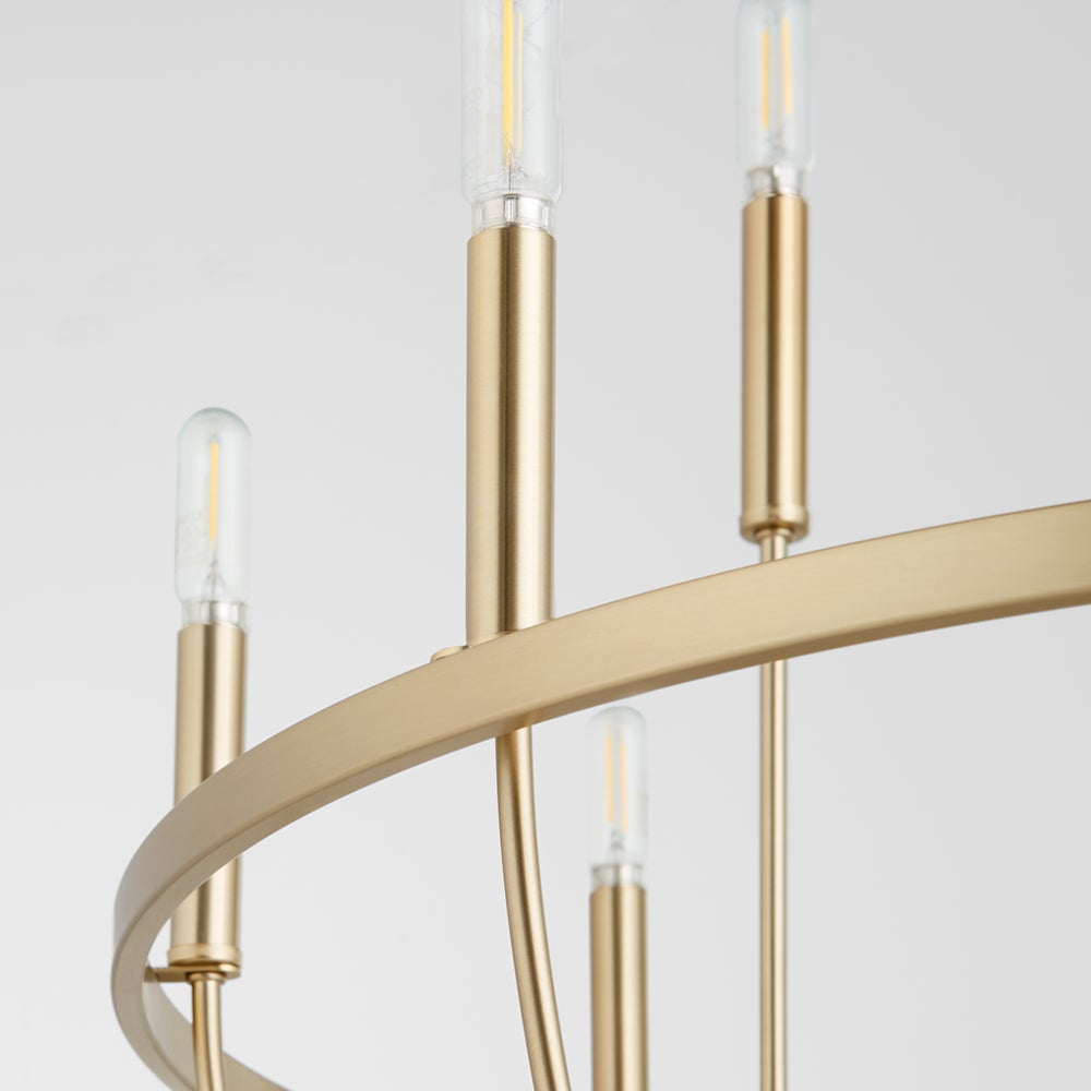 Tribute 12-Light Chandelier - Aged Brass