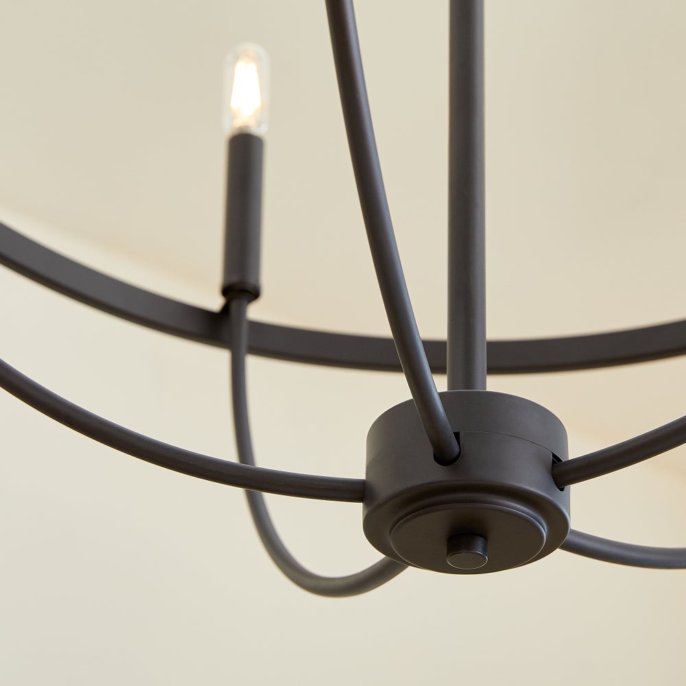 Tribute 5-Light Chandelier - Matte Black