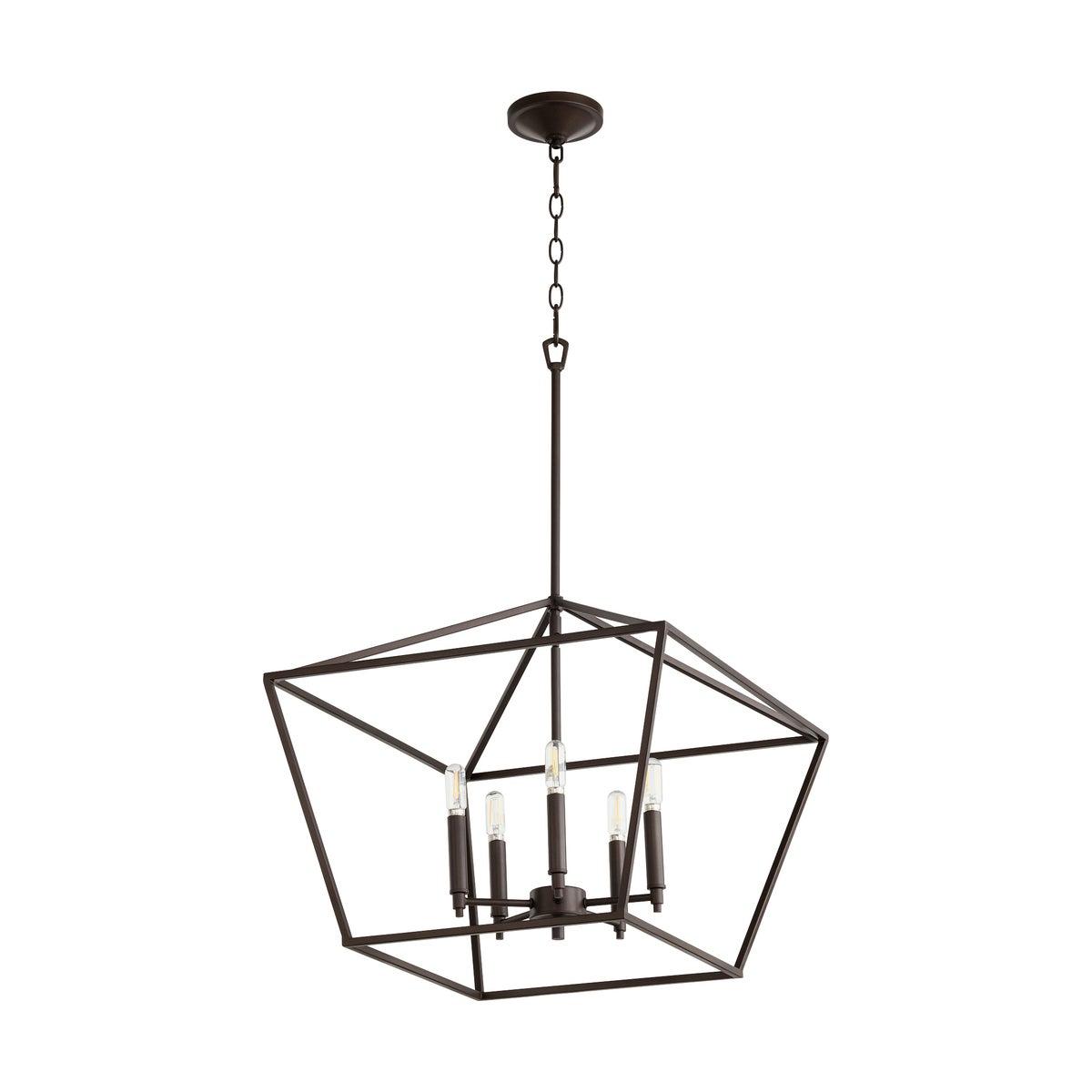Gabriel 5 Light Oiled Bronze Pendant