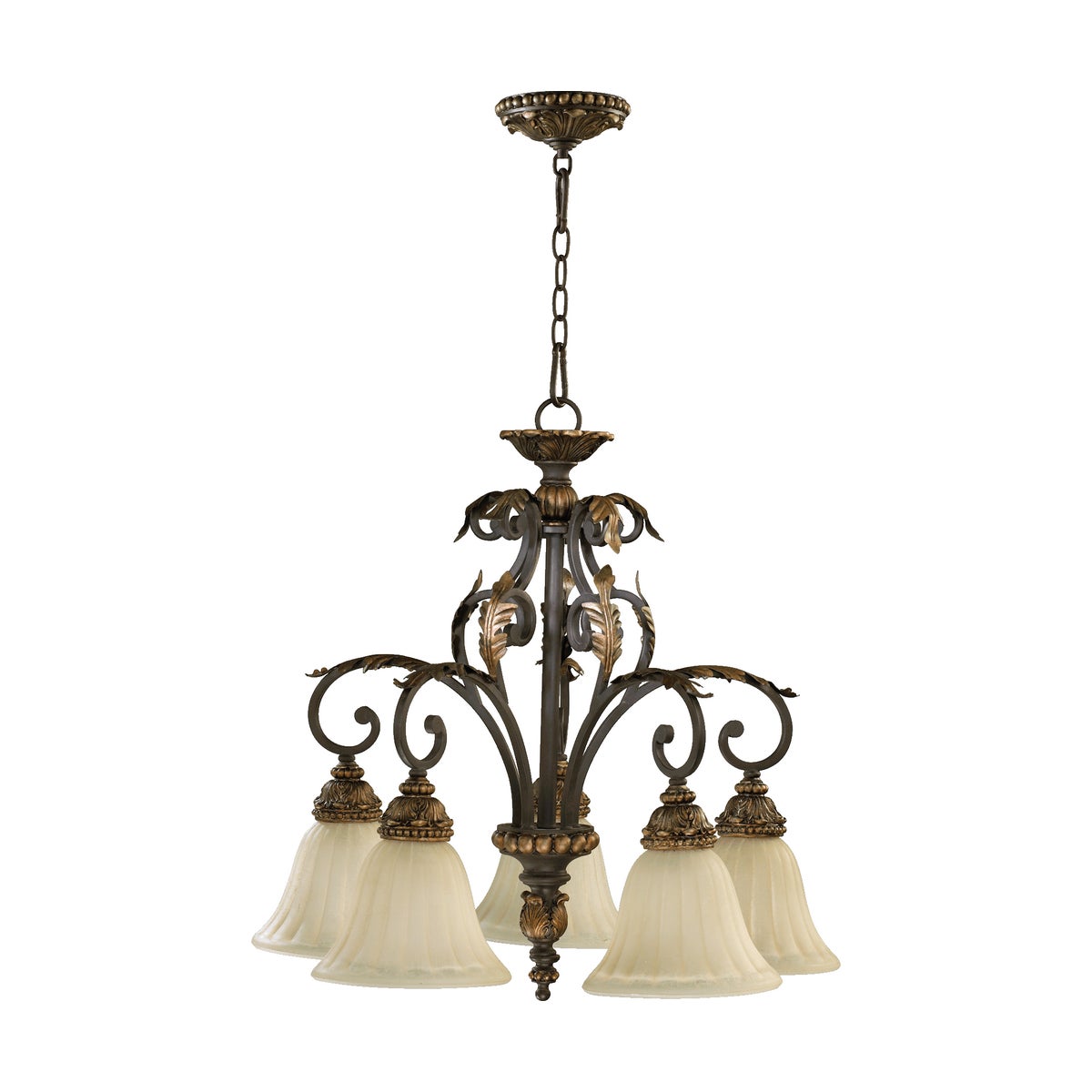 Rio Salado 5 Light Traditional Oiled Bronze Chandelier