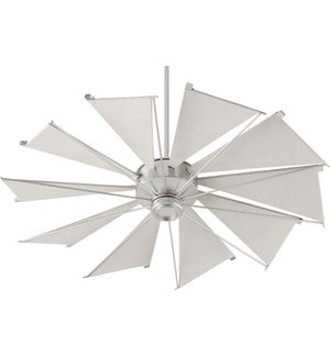 Mykonos 52-in 10 Blade Satin Nickel Transitional Ceiling Fan