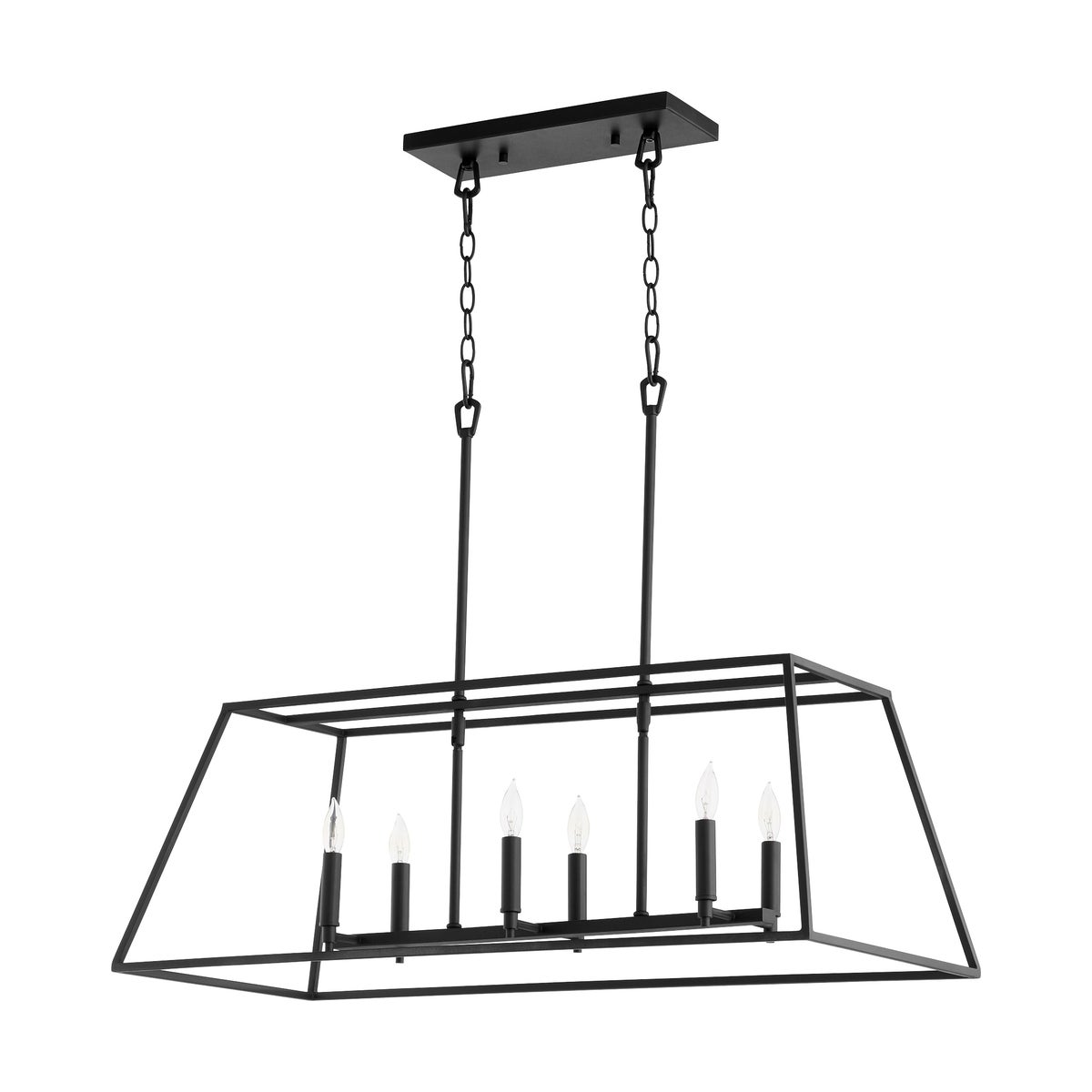 Gabriel Black Traditional Linear Pendant