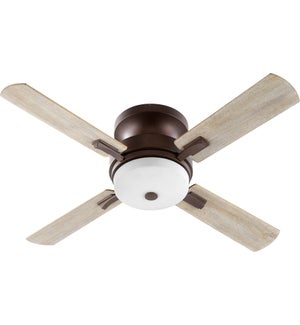 Davenport 52-in 4 Blade Oiled Bronze Transitional Ceiling Fan