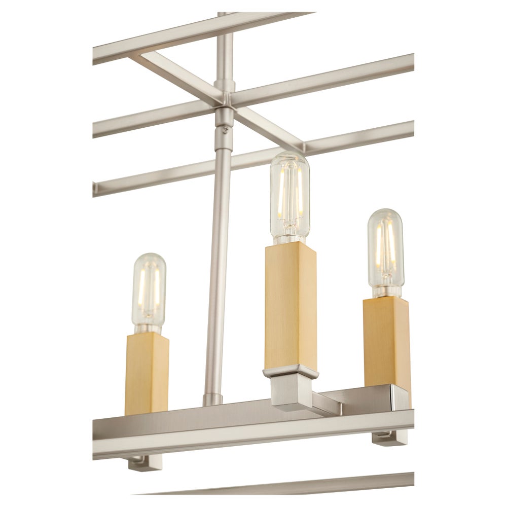 OLYMPUS 6 Light LINEAR - Satin Nickel