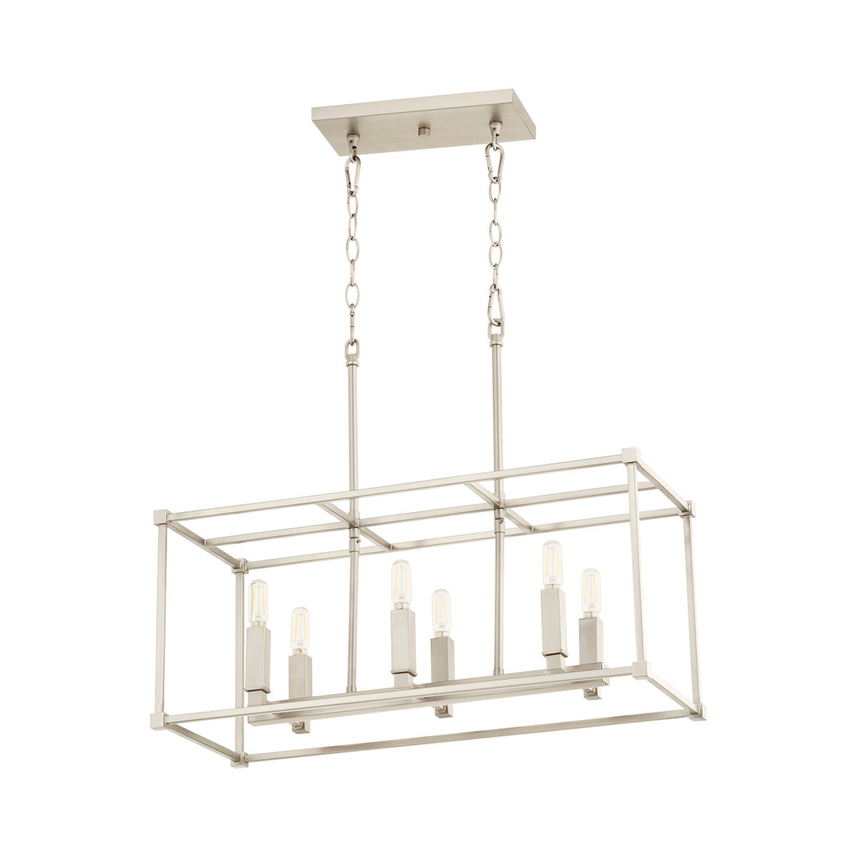 OLYMPUS 6 Light LINEAR - Satin Nickel