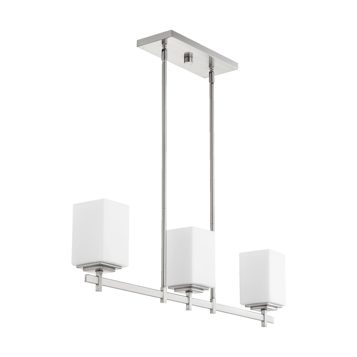 Delta 3 Light Traditional Satin Nickel Linear Pendant