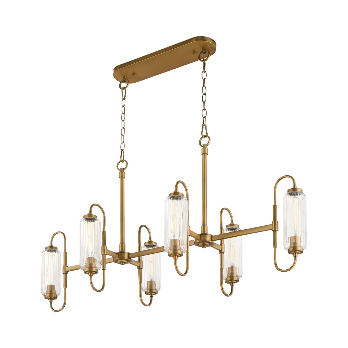 Kichler Alden 6-Light Polished Gold Transitional Chandelier