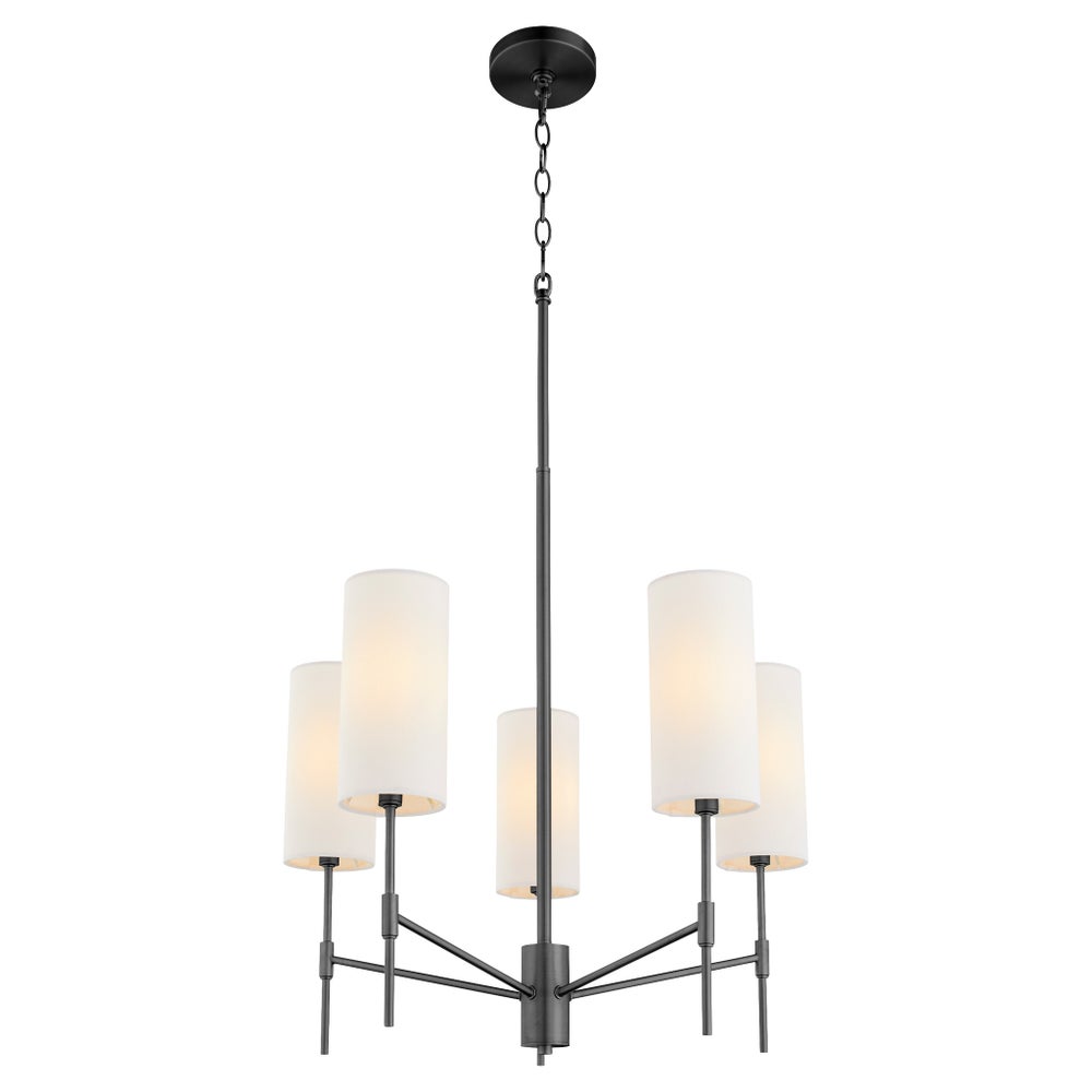 HAMILTON 5 Light Chandelier - Matte Black