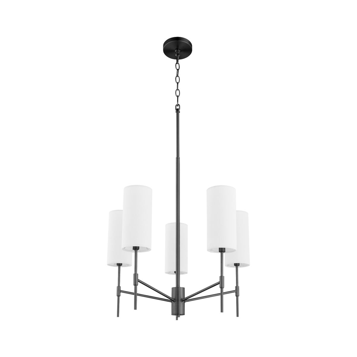 HAMILTON 5 Light Chandelier - Matte Black