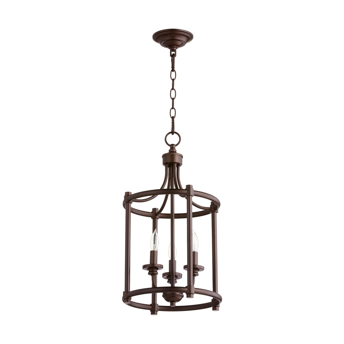 Rossington 3 Light Oiled Bronze Pendant