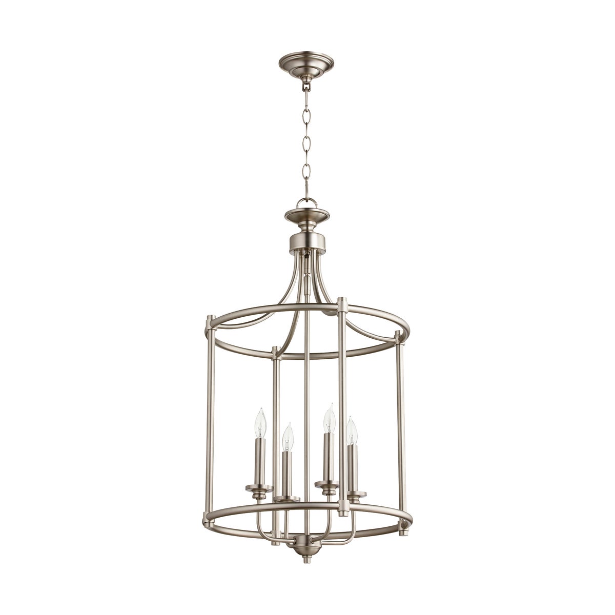 Rossington 4 Light Satin Nickel Pendant