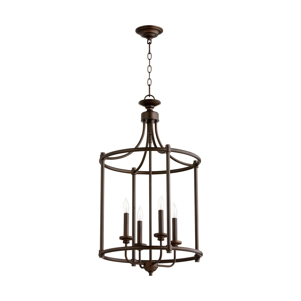 Rossington 4 Light Oiled Bronze Pendant
