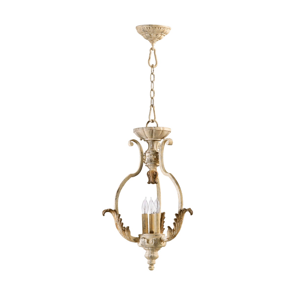 Florence 16-in Semi-Flush Mount Persian White