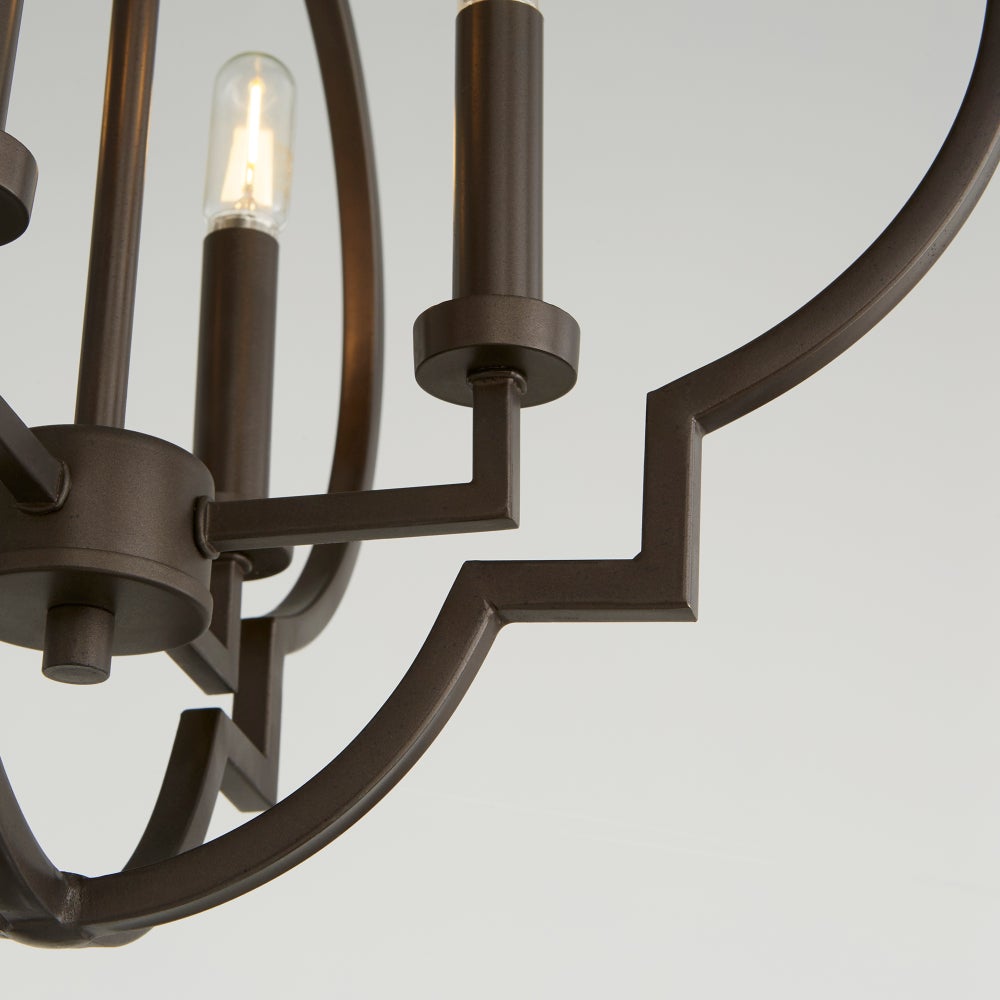 Dublin Oiled Bronze Transitional Pendant