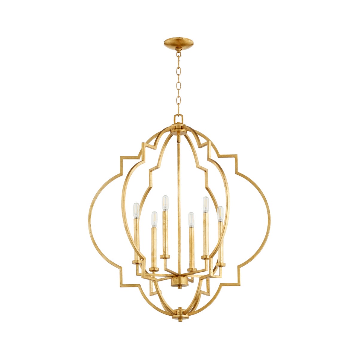 Dublin Gold Leaf Transitional Pendant