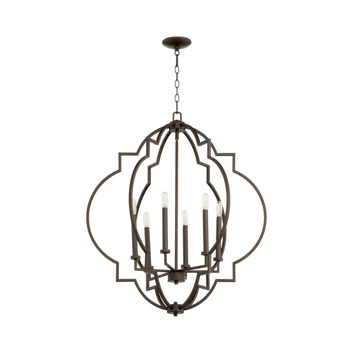 Dublin Oiled Bronze Transitional Pendant