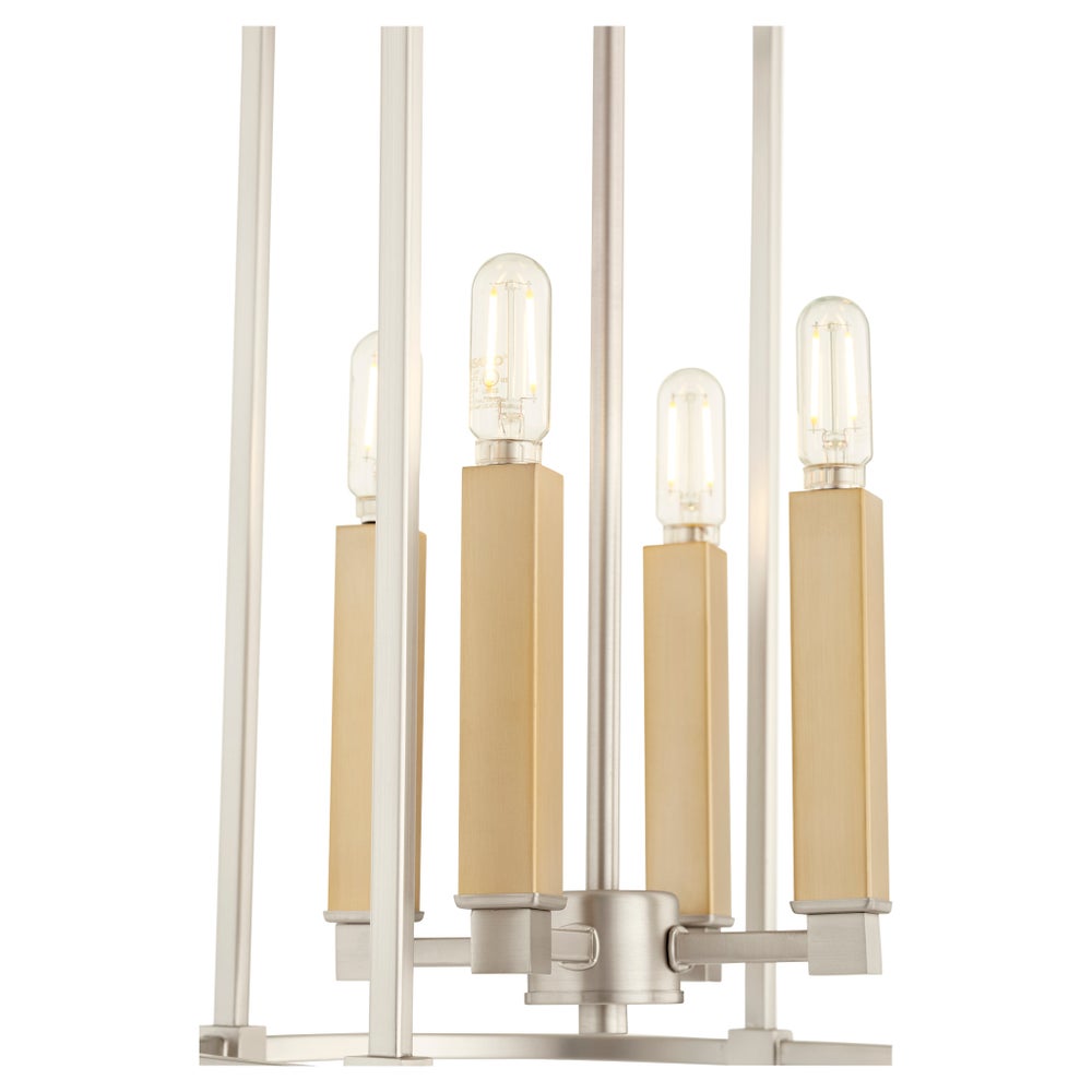 OLYMPUS 4 Light ENTRY - Satin Nickel