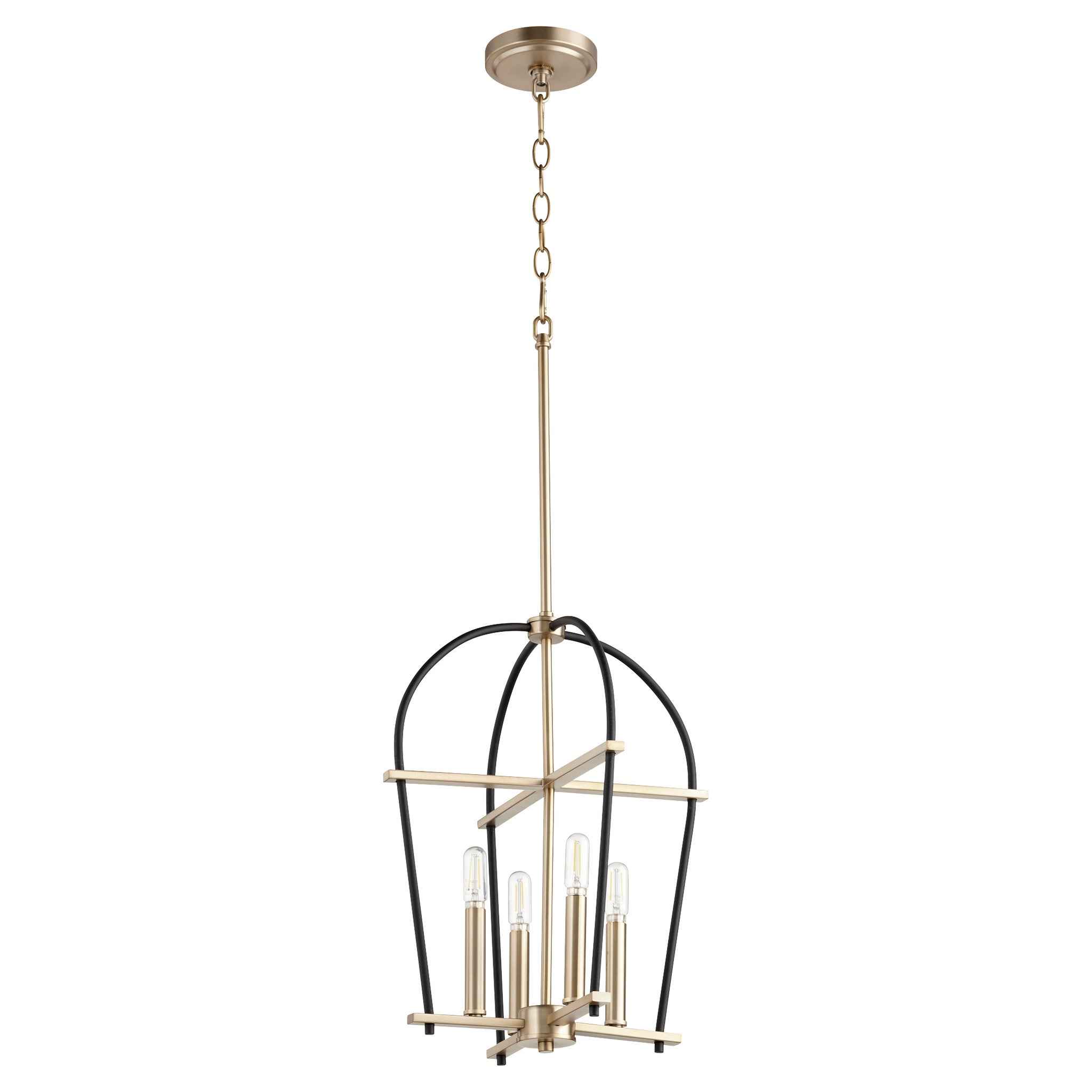Espy 1 Light Soft Contemporary Black and Aged Brass Wall