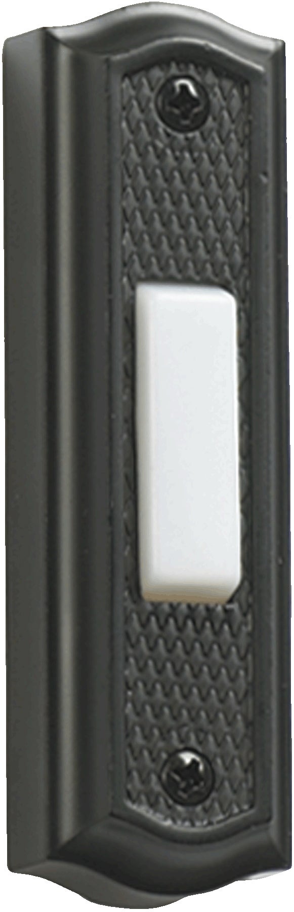Antique Silver Doorbell Button by Quorum Lighting at Destination Lighting