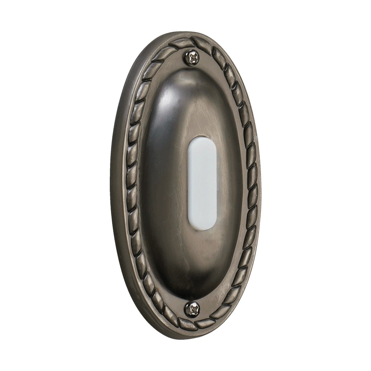 TRADITIONAL OVAL BTN - Antique Silver