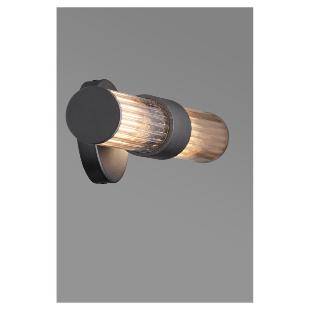 FUZE 2 Light Wet Sconce - Textured Black