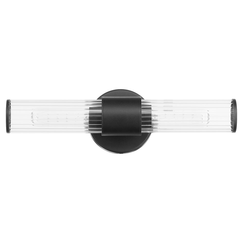 FUZE 2 Light Wet Sconce - Textured Black