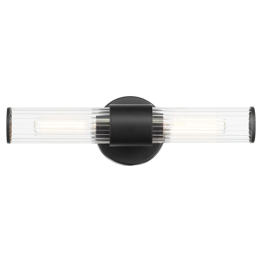 FUZE 2 Light Wet Sconce - Textured Black