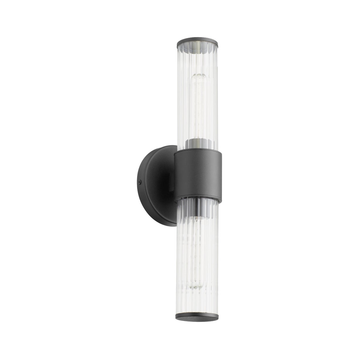 FUZE 2 Light Wet Sconce - Textured Black