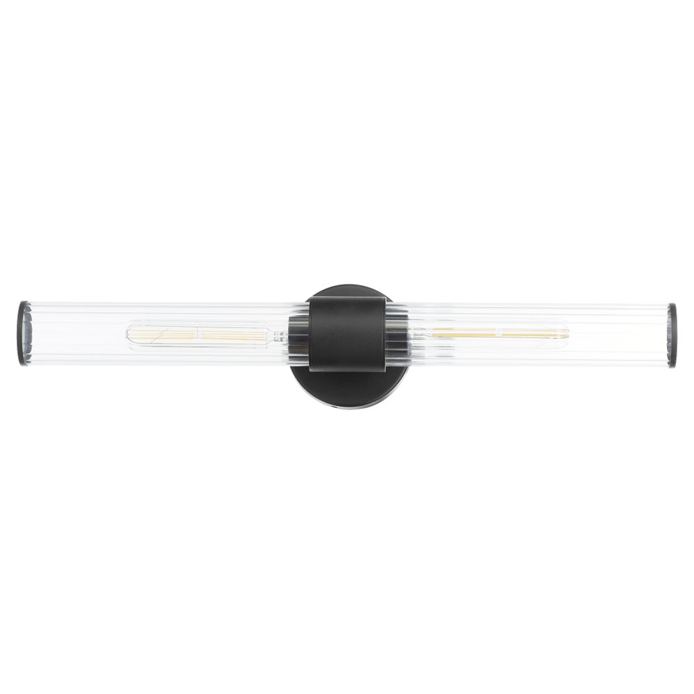 FUZE 2 Light Wet Sconce - Textured Black